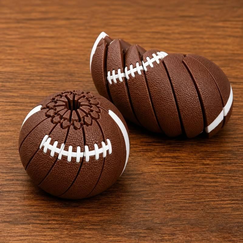 3D Printed Baseball Fidget Ball Portable Twist Sensory Toy Stress Relief for Adult Kids Travel Office Party Gift