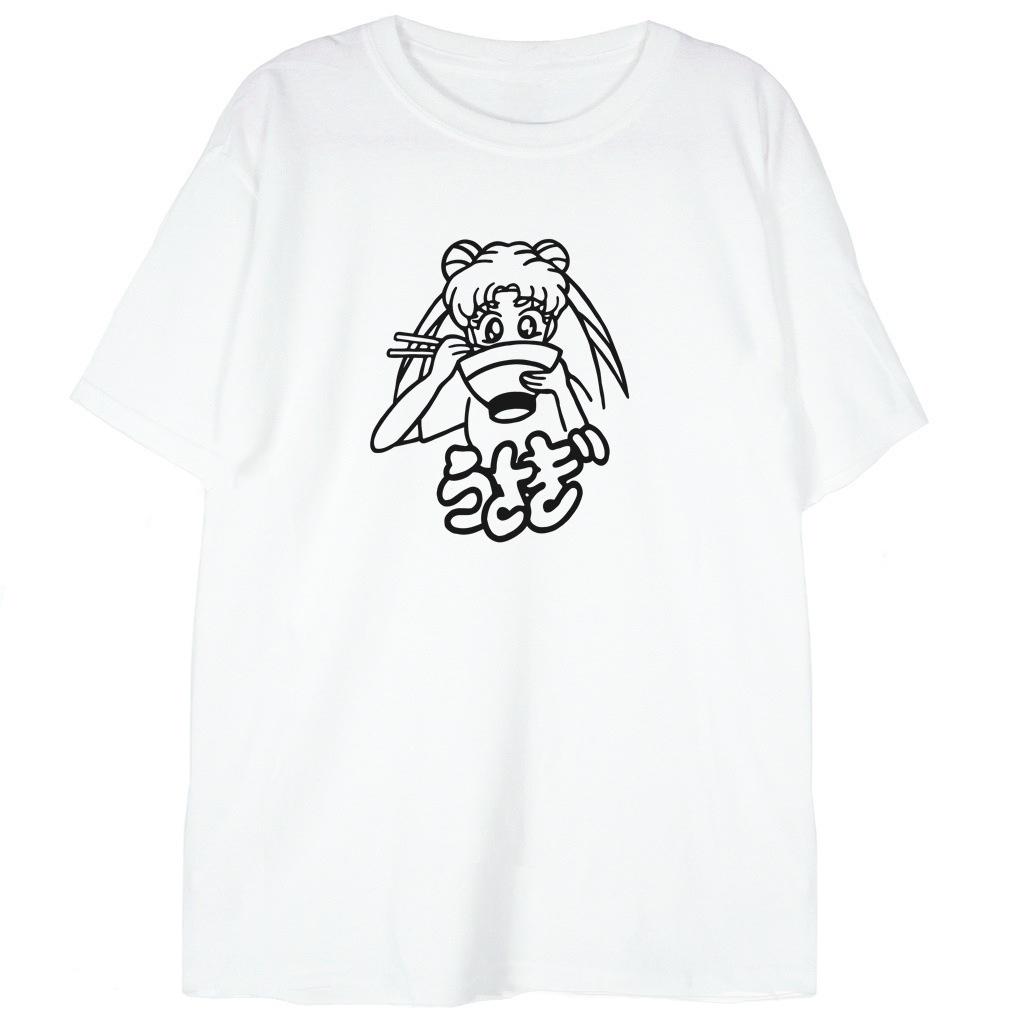

2026 Cotton Sailor Moon Lost Americana Y2K Casual Summer T-Shirt Men High Quality Parent-child Soft Fashion Comfortable Tee ... S разноцветный