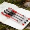 Classic Black and Red Pen Large Capacity Neutral Pen Bullet Head Office Stationery Signature Pen Suitable for Exam Signatures