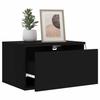 Table de chevet murale - Maison Exclusive - LED RVB - Lot de 2 - Bois d'ingénierie