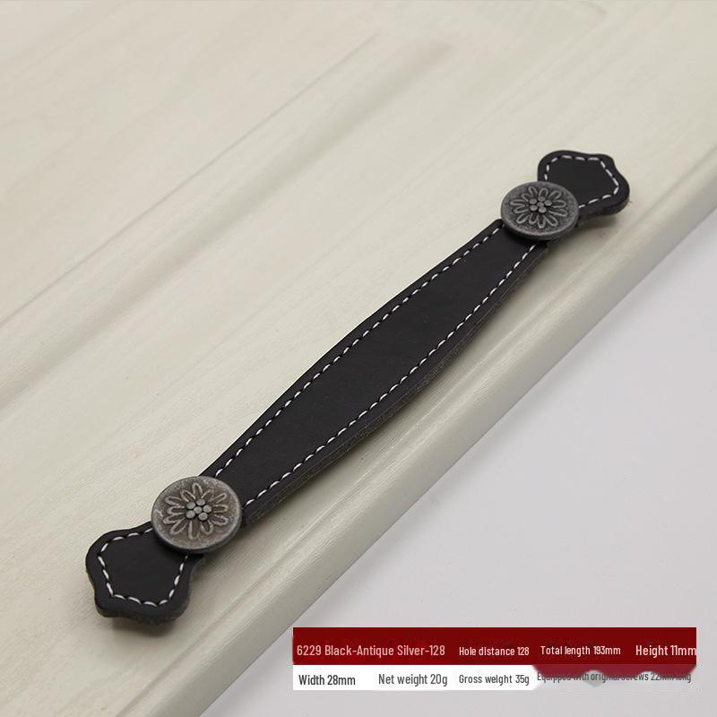 Brown Leather Handle for European Modern Cabinets and Wardrobes