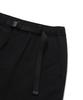 COVERNAT White Brushed Synthetic Fiber Regular Fit Pants Black