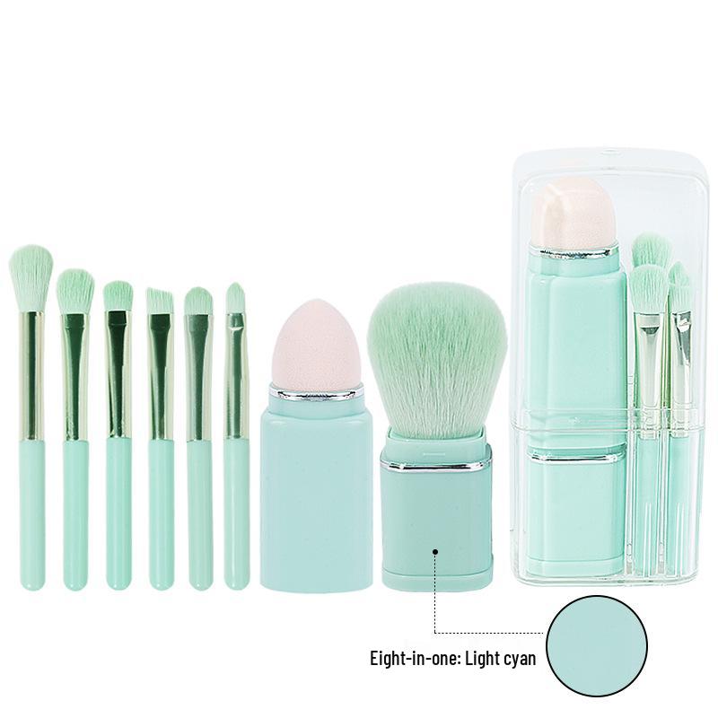 Jukai 8-in-1 Mini Retractable Makeup Brush Set