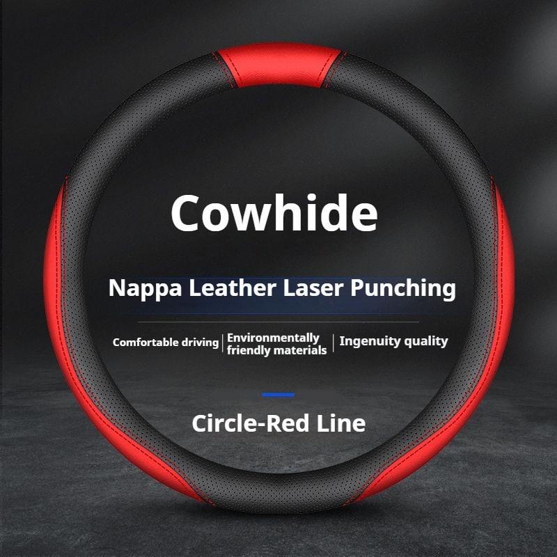 Leather Car Steering Wheel Cover Citroen C1 C2 C3 C4 C5 C6 ELYSEE VTS Xsara C-Crosser Berlingo Jumpy AIRCROSS C3-XR Accessories