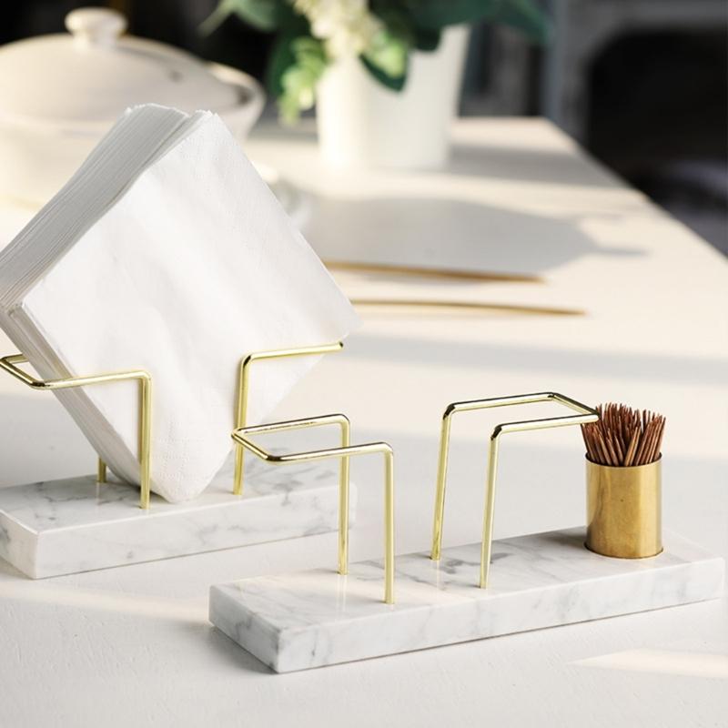 Elegant Marble Toilet Paper Stand Not Moisture Easy Installation Bathroom Storage Solution Simple Installation