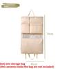 Portable Travel Storage Bag With Multiple Compartments For Clothing And Accessories