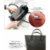 Synthetic Leather A4 Tote Bag with Shoulder Strap Tall Leatherette Belt Handle [Rootote] LT. (Olive)