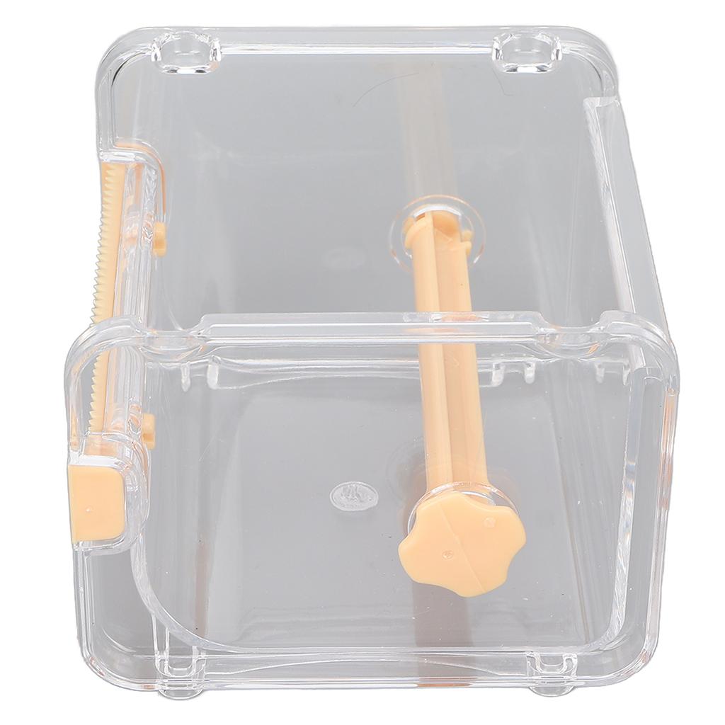Transparent Multi Masking Tape Cutter Dispenser Visible Roll Tape Holder for   School