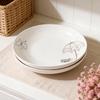 Huaqingge Romantic Ceramic Dinner Plate Set
