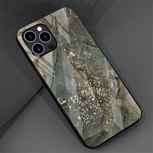 Etui ze szkła z wzorem marmuru do Apple iPhone 13 Pro 11 14 12 7 8 Plus SE 2022 XR X XS Max 6 6S Hartowane etui na telefon