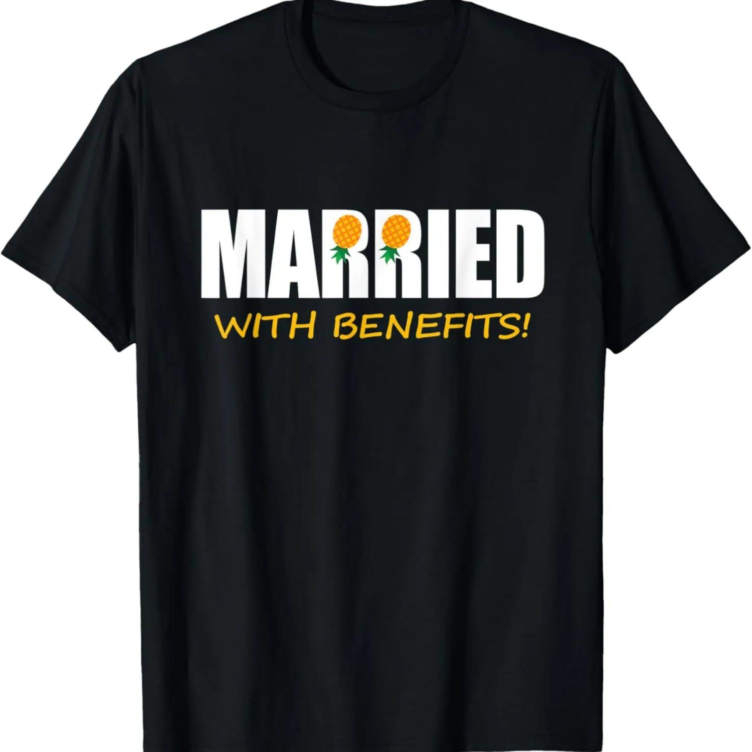 Married With Benefits Upside Down Pineapple Swinger T-Shirt S