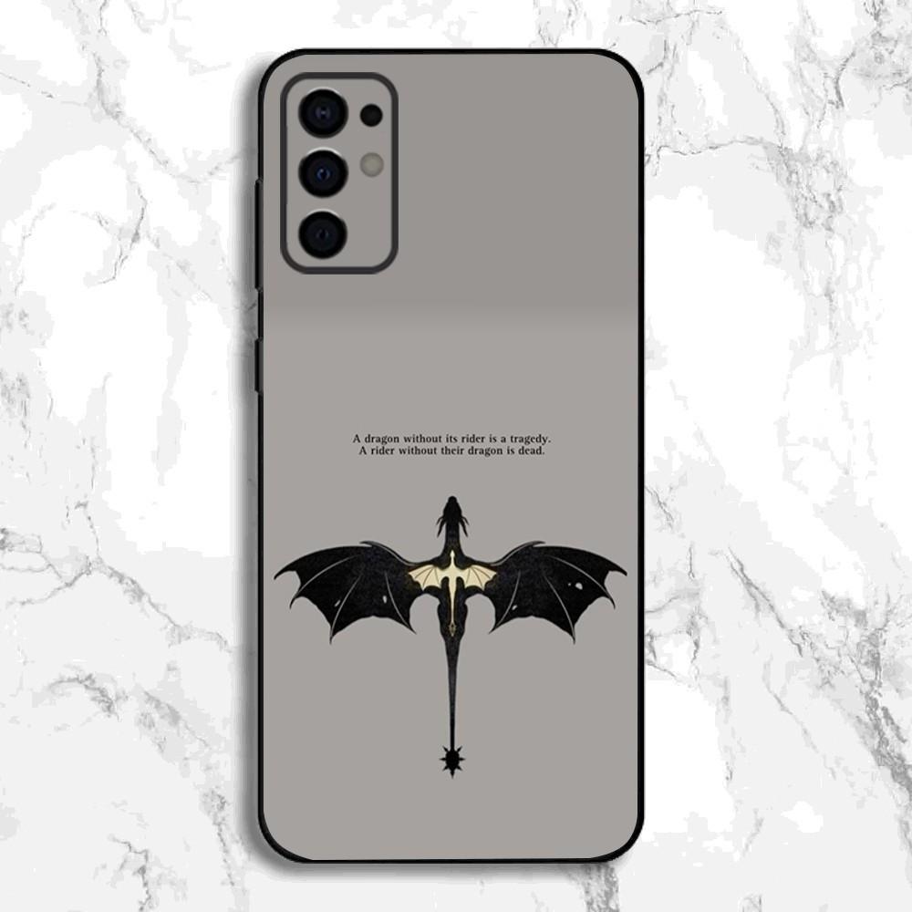 Dragon F-Fourth-h W-Wing Phone Case For Samsung S24,S21,S22,S23,S30,Ultra,S20,Plus,Fe,Lite,Note,10,9,5G Black Soft Cover