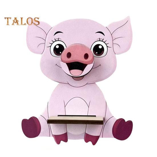 

Деревянная подставка для очков в виде животных, стойка для хранения очков ручной работы, симпатичная подставка для очков в виде животных, стойка для солнцезащитных очков для дома Little Pig