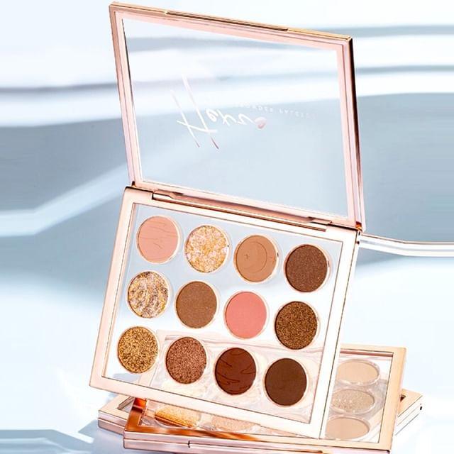 HEXZE - 12 Colors Eyeshadow Palette - P03 Desert Stardust P03 Desert Stardust