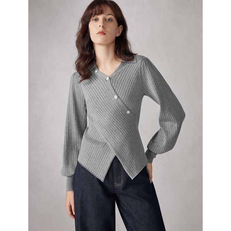 ELLE Women s V-Neck Pullover Sweater L