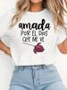 Amada Por El Dios Que Me Ve I Am Loved By God Who Sees Me Print Faith Aesthetic Versatile Spanish Scripture Casual Daily Tops Multicolors