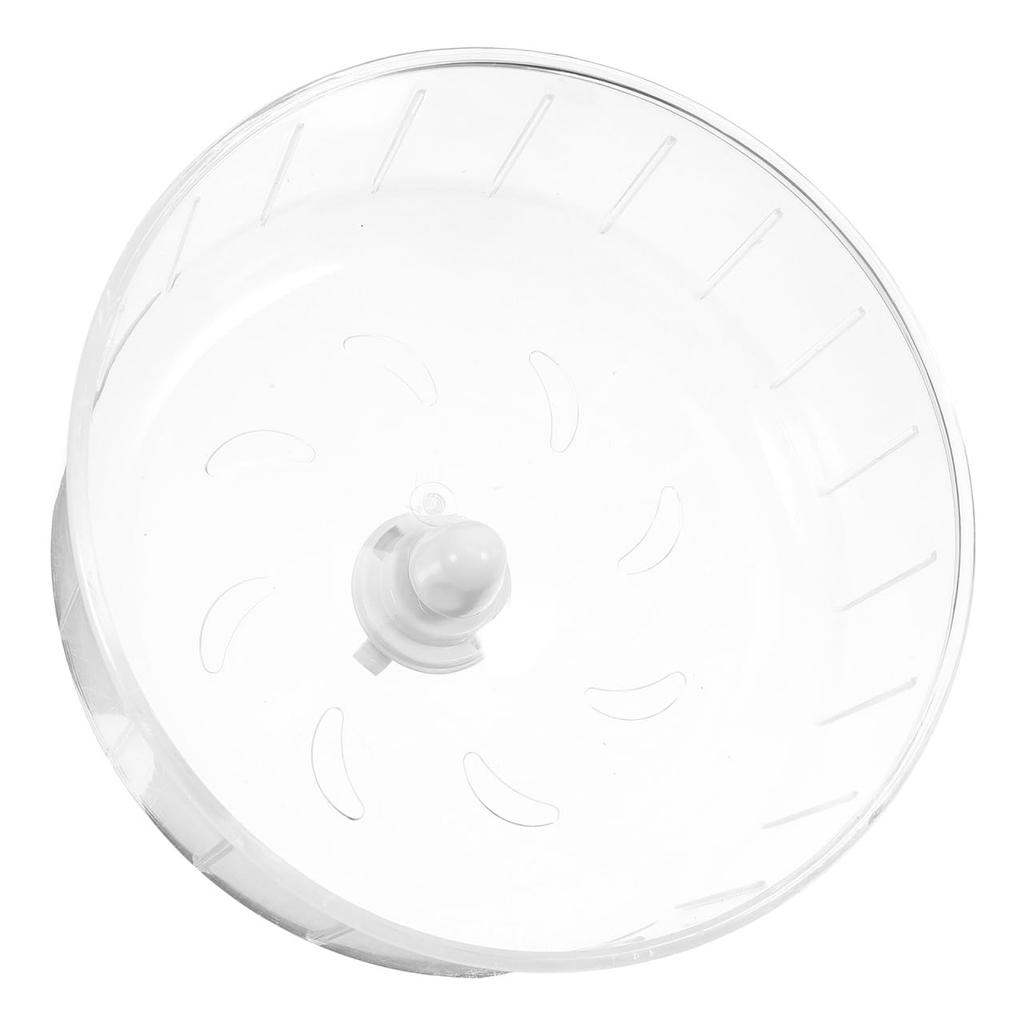 Quiet Hamster Pulley, Transparent Hedgehog Wheel, Small Animal Toy for Pets, Cute Design, Durable