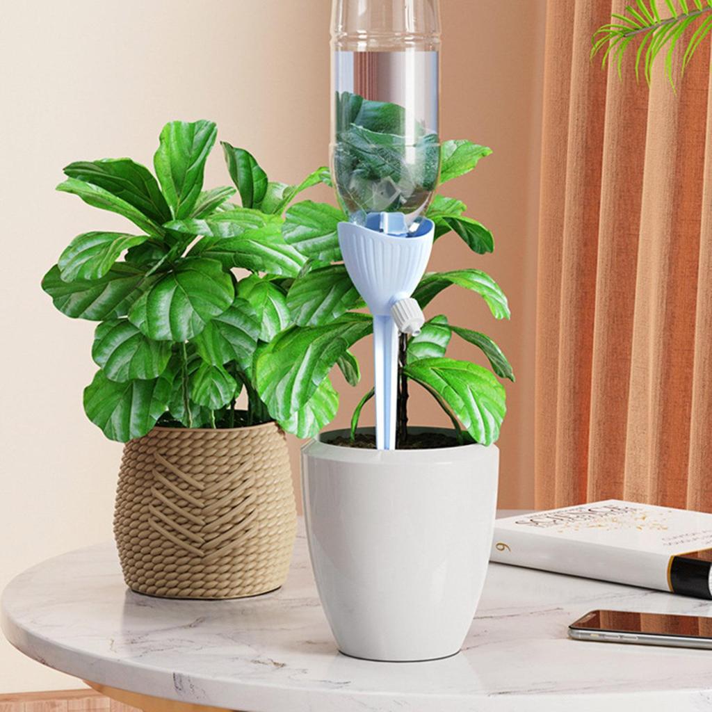 Flower Self Watering Device Plant Stake Adjustable Automatic Indoor Flower Watering Globes Water Seepage Accessories