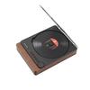 Player CD Bluetooth Stil Vintage cu Difuzor Încorporat, Ieșire Optică și Redare USB, Player Muzical Compact pentru Desktop pentru Casă și Birou