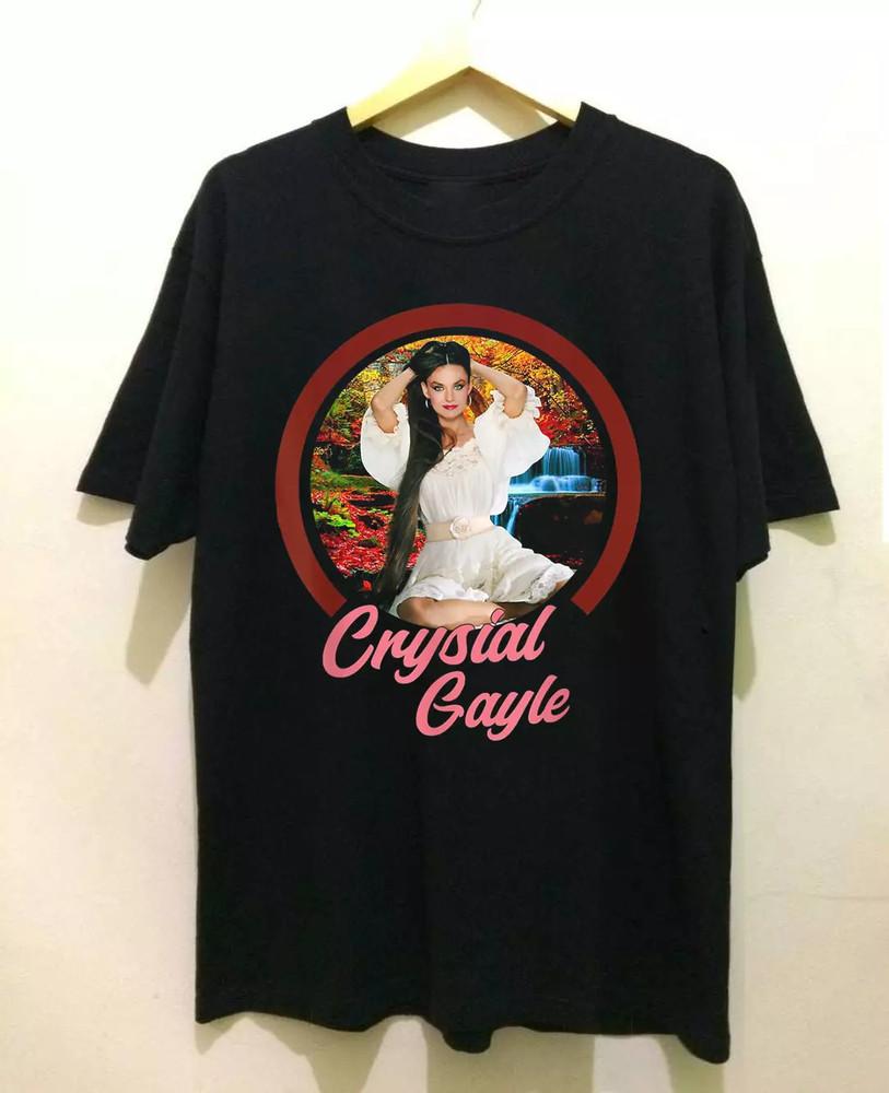 Crystal Gayle Singer Music Album Unisex  Cotton Full Size S-4XL Unisex T-Shirt S