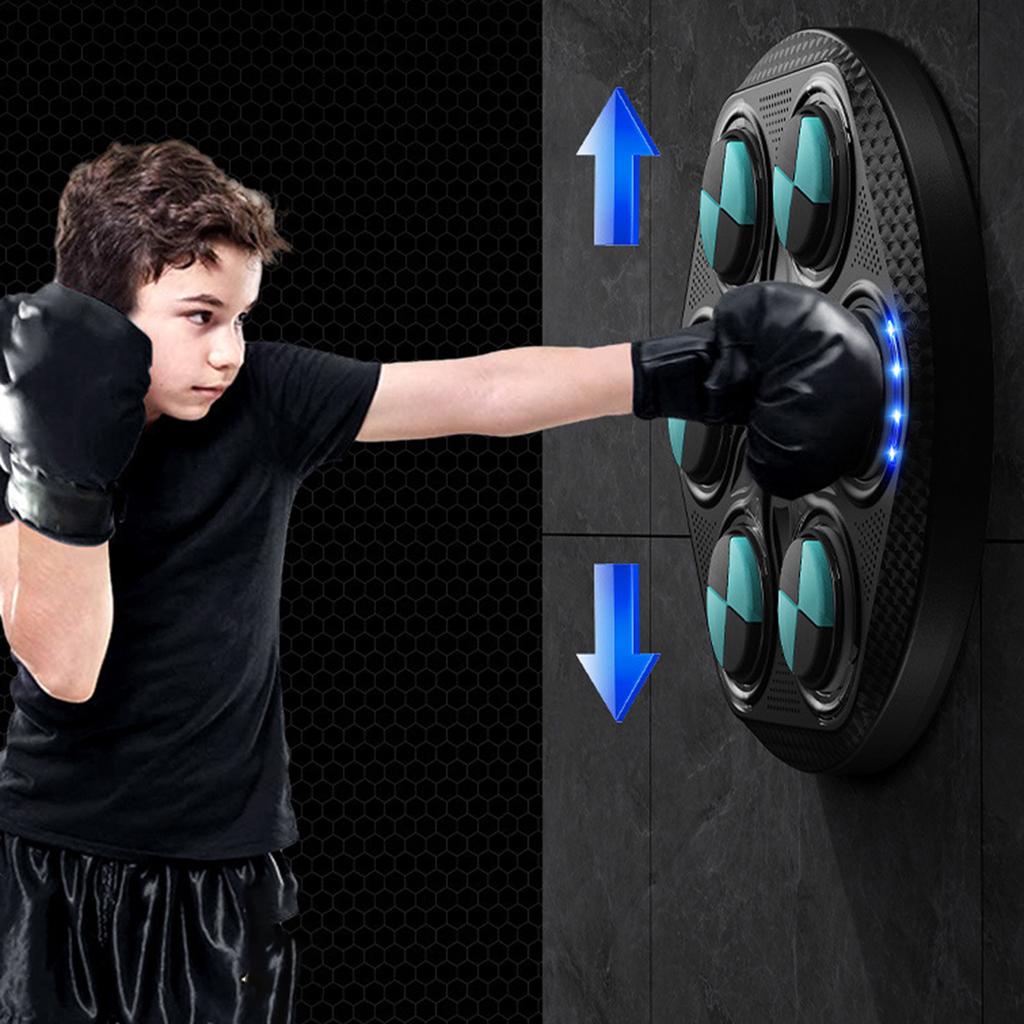 Music Boxing Training Machine with Gloves Smart Music Boxing Pad Home Punching Pad Wall Hanging Sanda Sandbag For Kids Adults