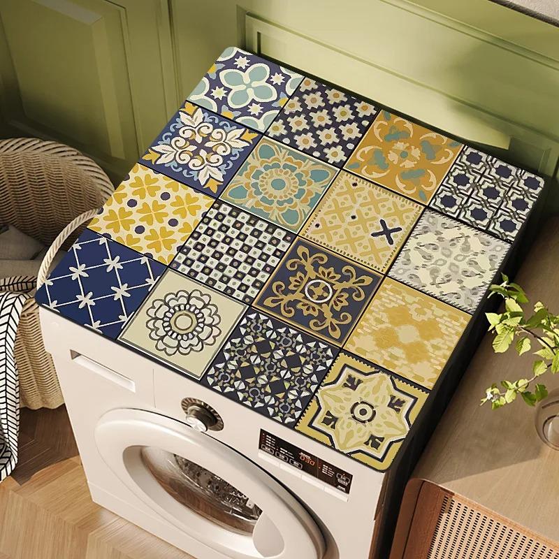 

Водонепроницаемый Пылезащитный Чехол для Стиральной Машины Защитный Коврик на Верхнюю Панель Духовки Микроволновки Холодильника Подставка для Сушки Кофе Подставка на Стол Впитывающий Коврик для Чашек 20x30cm