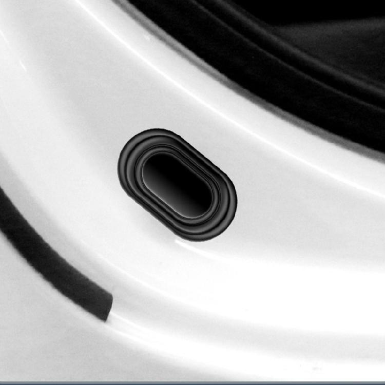 16Pcs Car Door Anti Collision Protectors Silicone Soundproof Pads Self Adhesive Vibration Dampers Universal For Most Car