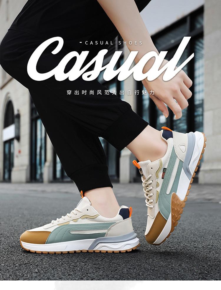 2024 Men's Spring Autumn Latest Low cut Versatile Casual Running Shoes Comfortable and Lightweight Student Outdoor Sports Shoes