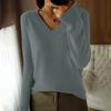 Sweaters for Women V Neck Long Sleeve Knit Pullover Womens Sweaters Oversized Sweaters for Women Fall Sweaters for Women