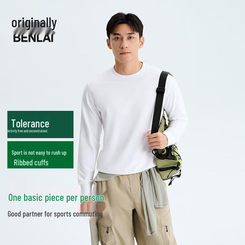 

Мужская повседневная толстовка BENLAI из смесового хлопка, свободного кроя XL