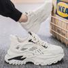 Men's Chunky Sneakers Comfort Breathable Training Shoes Thick Sole Casual Shoe Mesh Sport Running Shoes Men Tennis Shoes