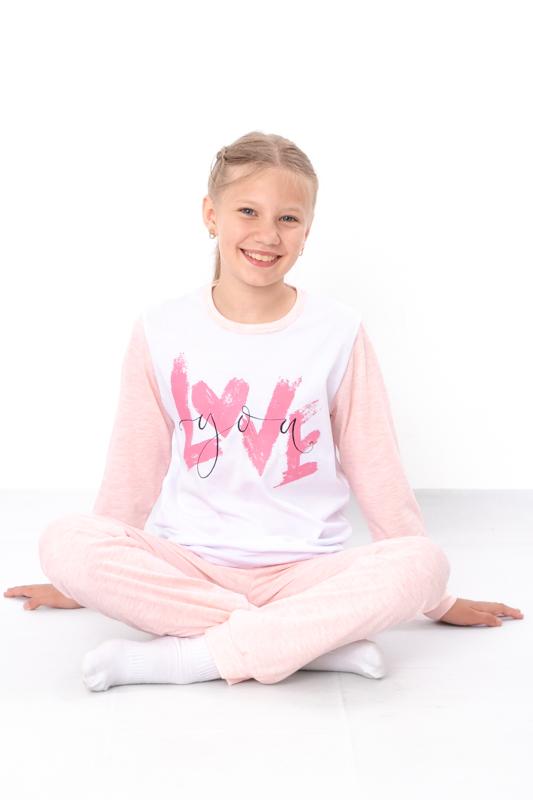 Jentes pyjamassett – Lange ermer & Melange Kulir, Hvilken som helst sesong , 6076-001-33-5 HC