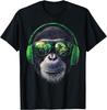 Funny Monkey with Sunglasses Cool Graffiti Urban Art Street T-Shirt
