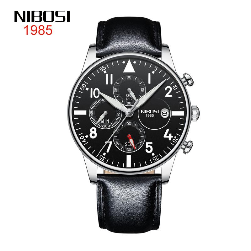 Fashion Watch Men'S Business Fashion Men'S Watch, Waterproof Multifunctional Quartz Watch