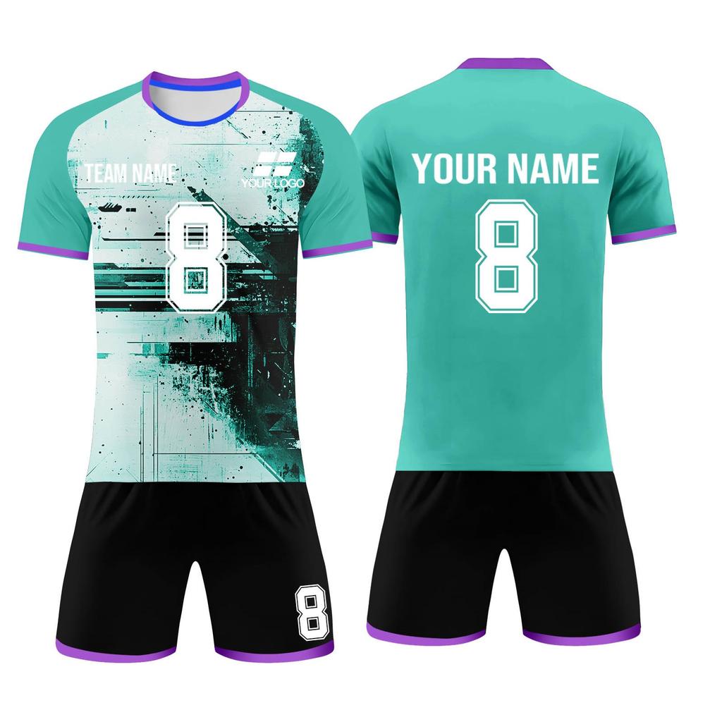 Kit magliette personalizzate uomo e ragazza con nome e numero maglie da calcio personalizzate per ragazzi tuta da allenamento