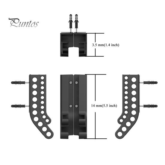 Battery Storage Box Organizer High Strength Large Capacity Easy Installation Wall Mounted Battery Storage Container