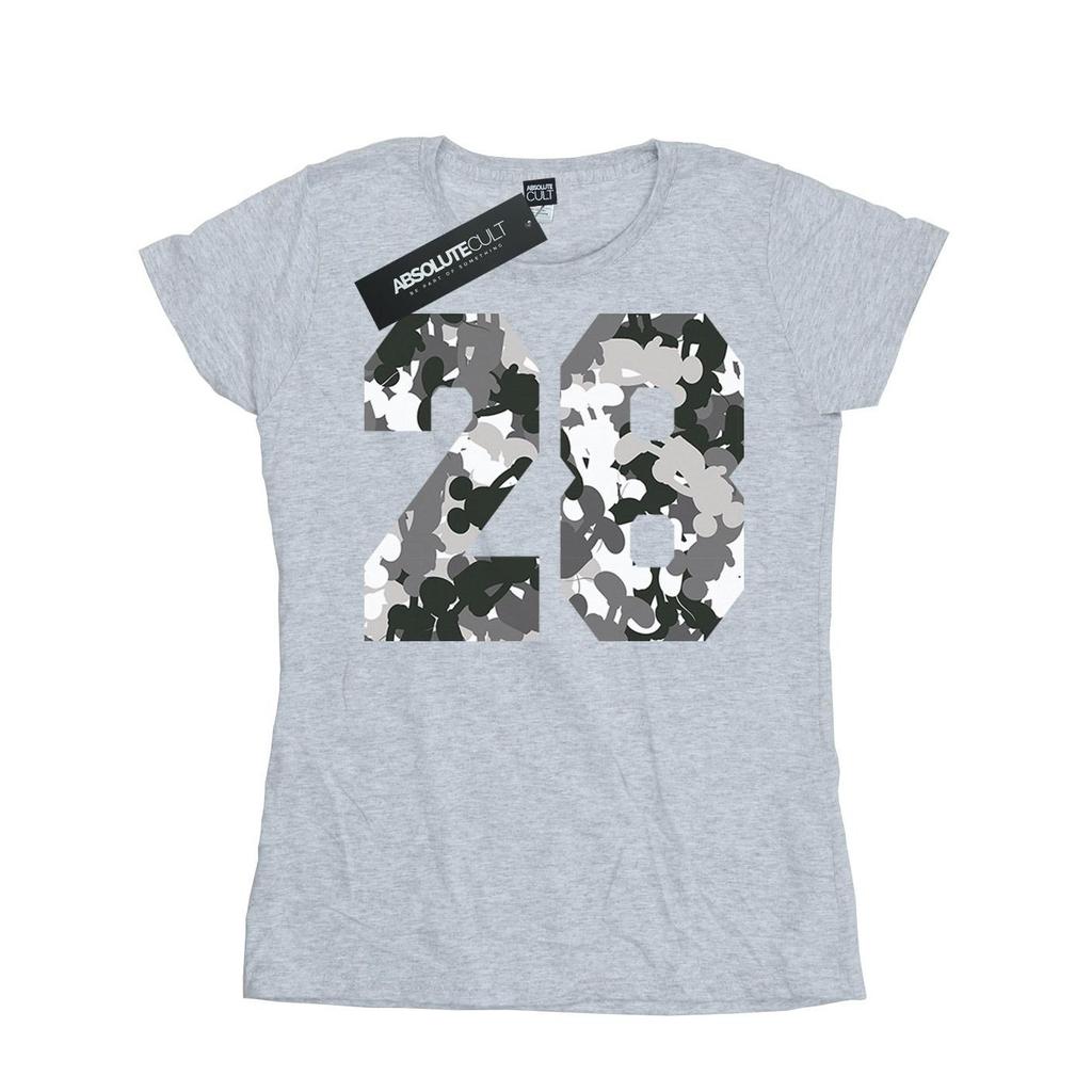 Disney Womens/Ladies Mickey Mouse Pattern 28 Cotton T-Shirt