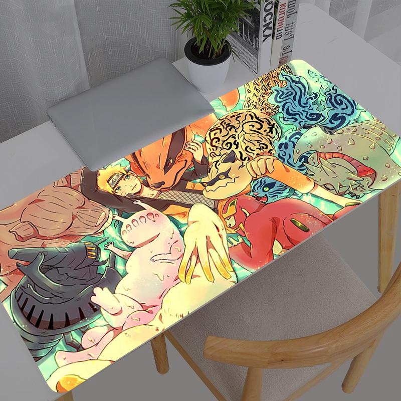 Mouse Pad Naruto Anime Gaming Durable New Accessories Varmilo Keyboard Desk Mat Gabinete Gamer Carpet Mousepad Mouse Mats