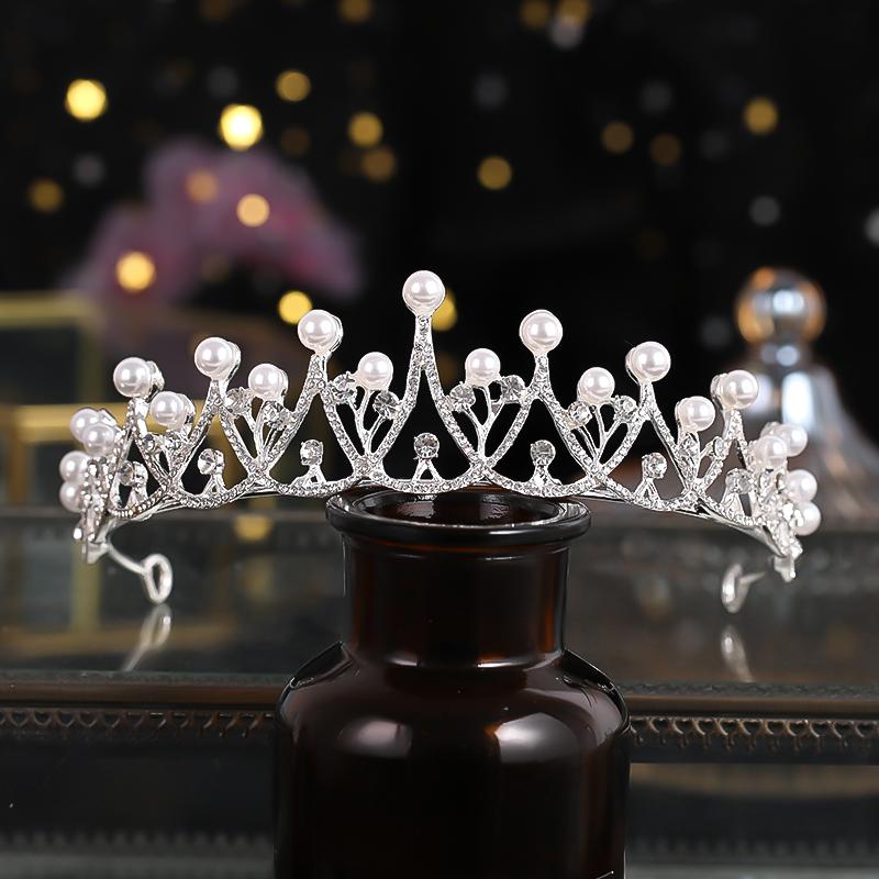 New Shiny Bride Crown Fashion High-quality Headdress Women's Wedding Crown Headdress Princess Birthday Crown Headdress