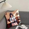 WWaguri KaorukoO Anime Cushion Cover Pillowcase Ultra Soft Skin Friendly Fabric Cloud Like Comfort Concealed Zipper