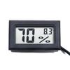 Home Electronic Cable Humidity Temperature Digital Kit Indoor Meter LCD Black Probe Sensor Display Room Monitor