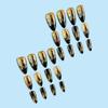 24Pcs Press On Nail Almond Glues On Nail French Fake Nail Designs False Nail Artificial Nail Gifts for Women Girls