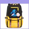 Fashionable Color Blocked Stitch Pattern Student Large Capacity Backpack For Travel And School Use