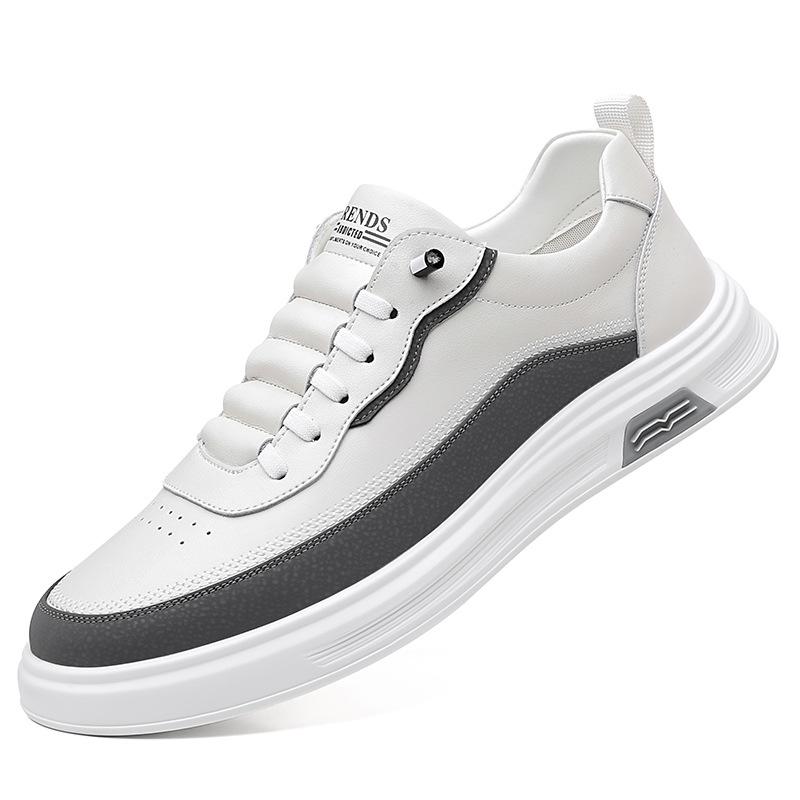 

2025 summer new little white shoes men s Korean version of versatile casual shoes student breathable men s shoes fashion board shoes 38 белый