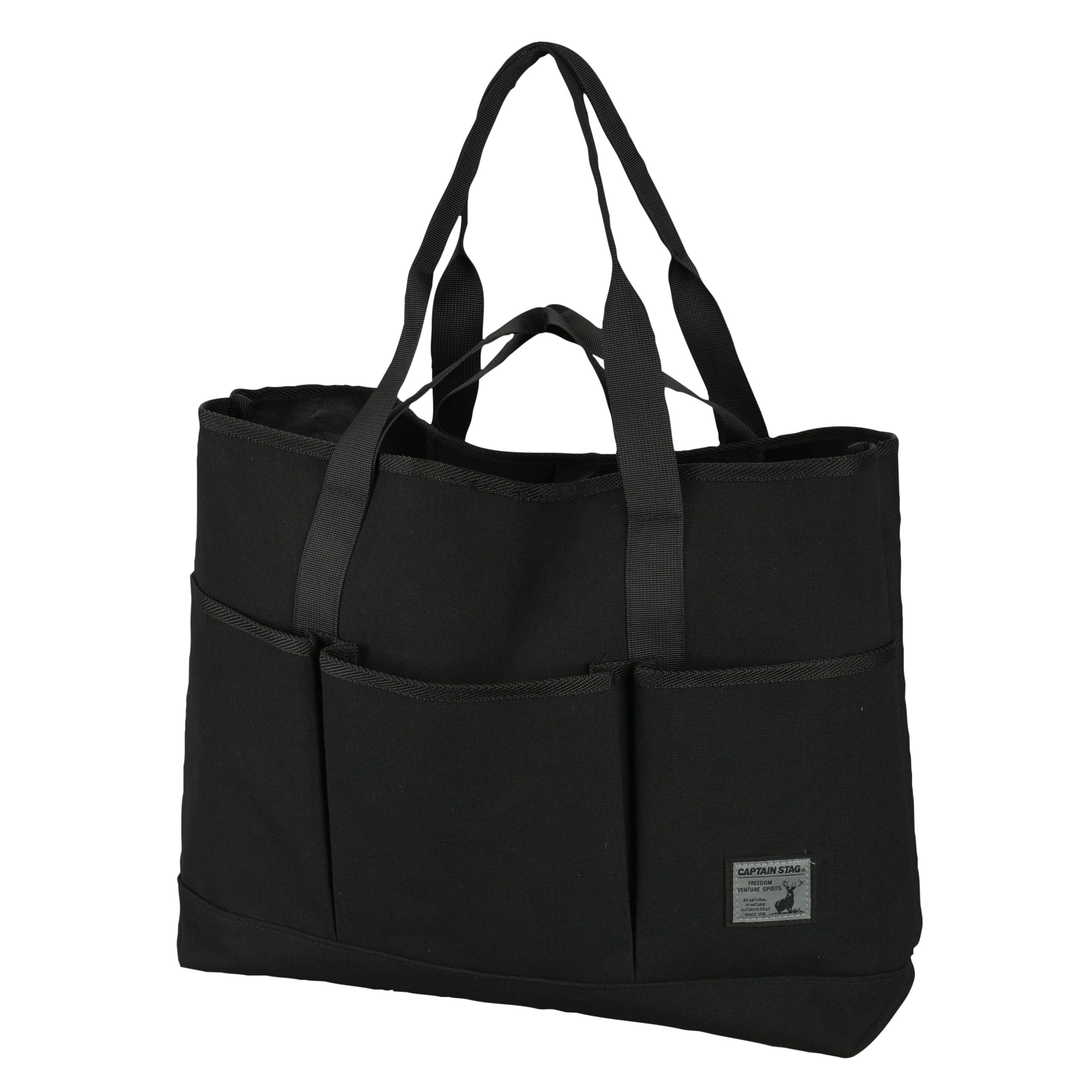 

Captain Stag (CAPTAIN STAG) Outdoor Tote Bag, Carry-on Bag, Town Tote Bag, Black, UL-2071