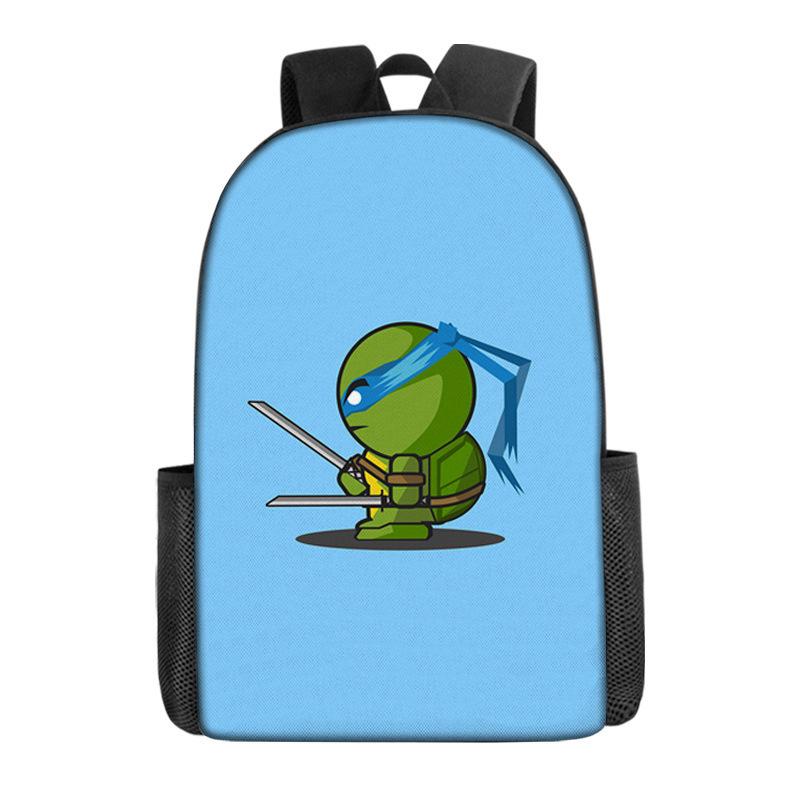 Teenage Mutant Ninja Turtles Children'S School Bag Elementary School Student Cartoon Breathable Backpack Cute Burden Reduction Cool Anime Backpack