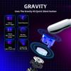 Qanba Q8 Silent Arcade Joystick Qanba Q8 Silent Arcade Joystick Gravity Mechanical Shaft Switch Silent Lever Gravity KS RGB LED model equipped with