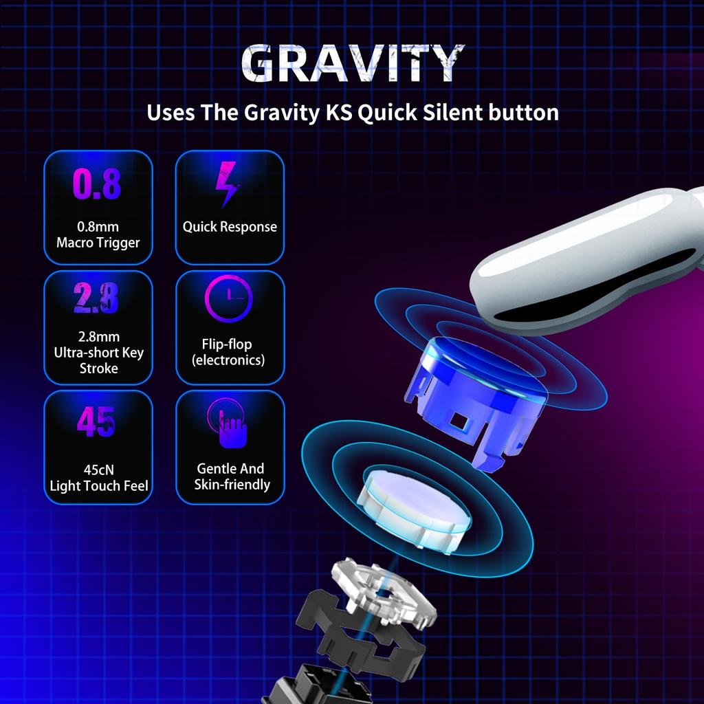 Qanba Q8 Silent Arcade Joystick Qanba Q8 Silent Arcade Joystick Gravity Mechanical Shaft Switch Silent Lever Gravity KS RGB LED model equipped with