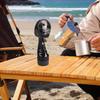 Handheld Fan with Mist Personal Mister Fan Cooling Device with 350ml Water Tank for Desk Outdoor Sports Supplies Camping Hiking