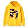 Kids Boys Girls Cute Cartoon Star Pattern 67 Print Pullover Hoodie, Casual Long Sleeve Comfy Hooded Sweatshirt for Daily Wear Birthday Party Age 6-7 C